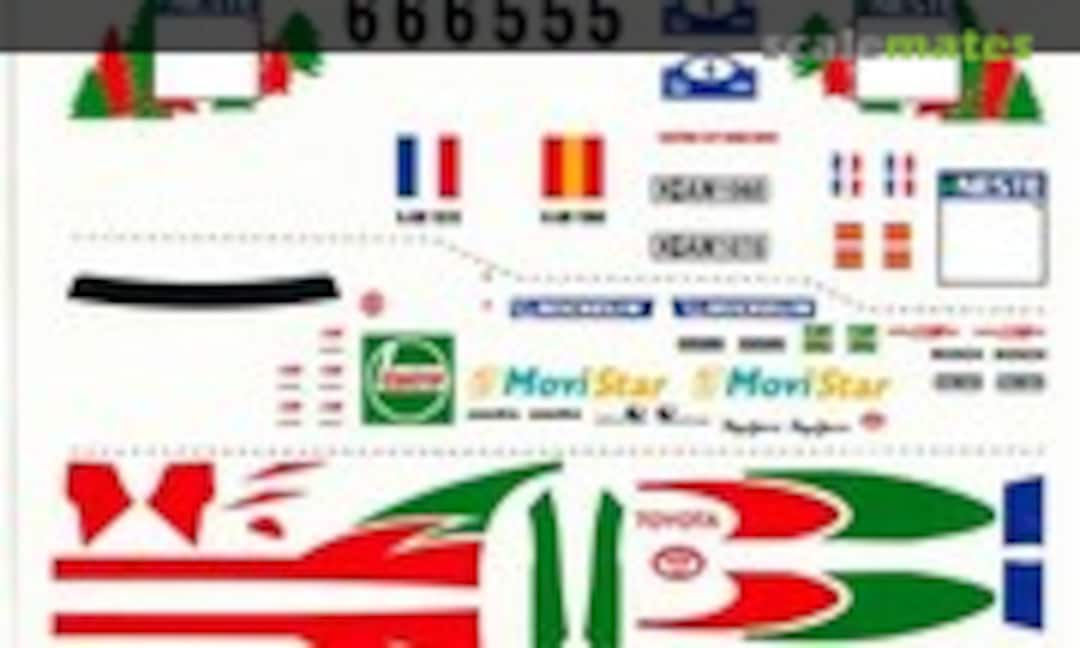 1:32 Toyota Corolla WRC 1998 Rally of Great Britain / Rally Finland (Carpena 32.104) 32.104