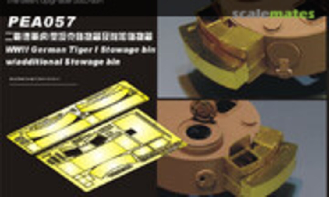 1:35 Tiger I Stowage bin w/additional Stowage bin (Voyager Model PEA057) PEA057