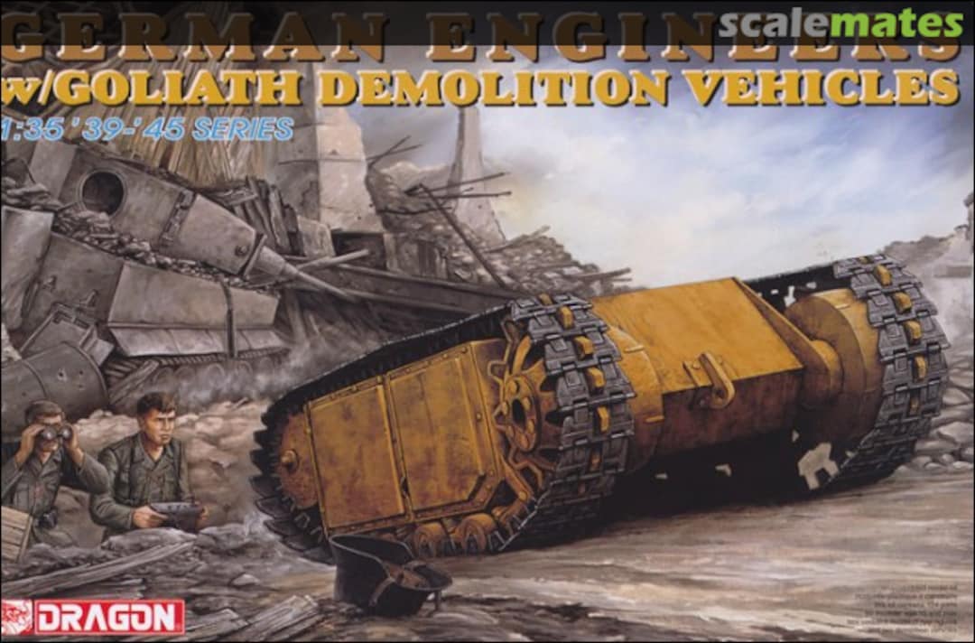 Boxart Engineers w/Goliath Demolition Vehicles 6103 Dragon Boxart Engineers w/Goliath Demolition Vehicles 6103 Dragon
