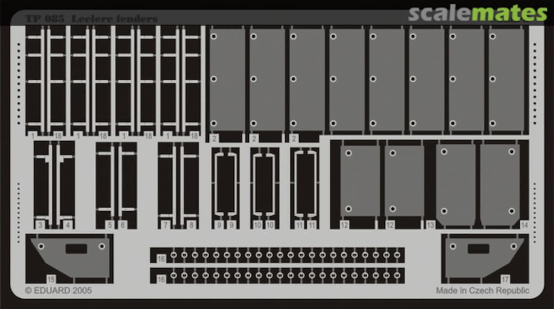 Boxart Leclerc Fenders TP085 Eduard Boxart Leclerc Fenders TP085 Eduard