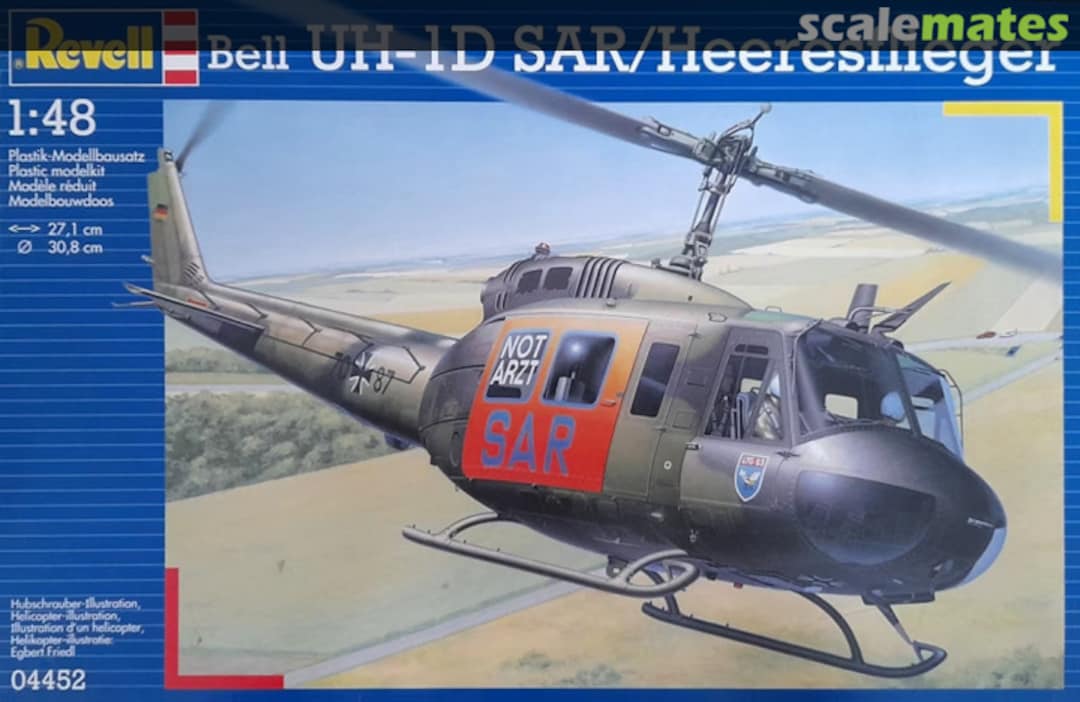 Boxart Bell UH-1D SAR/Heeresflieger 04452 Revell