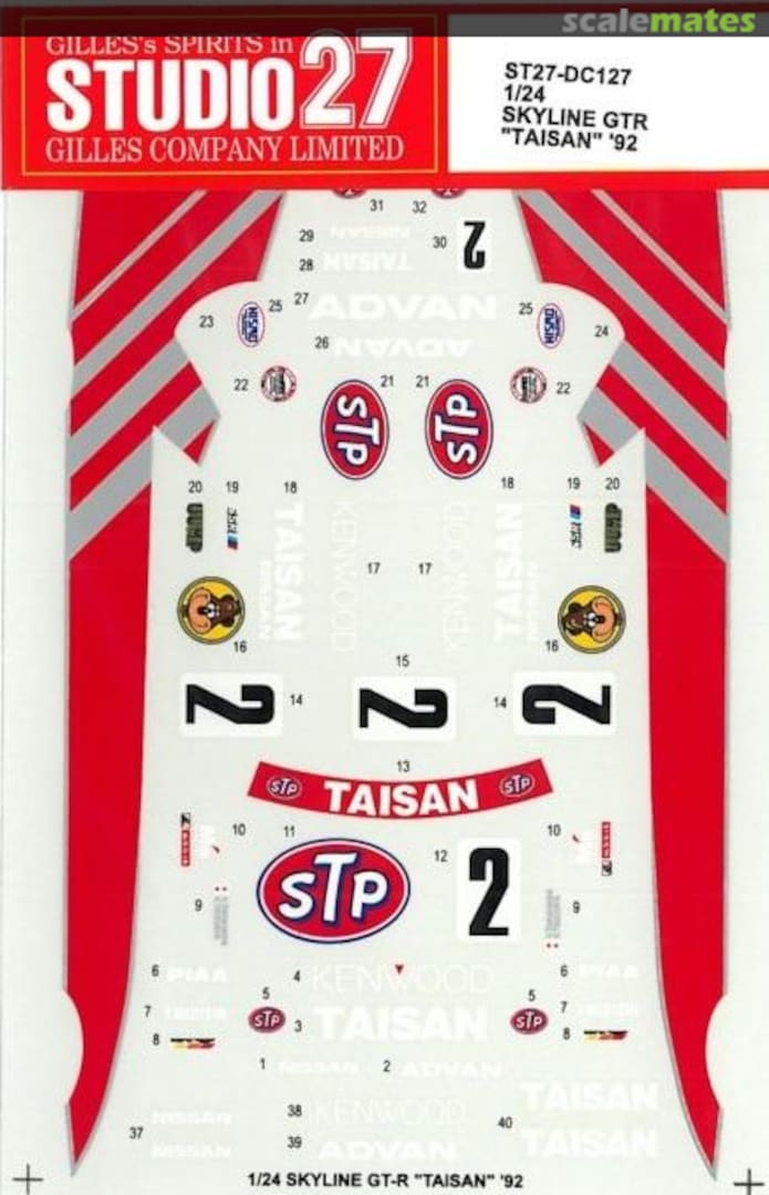 Boxart Nissan Skyline GT-R Gr.A ST27-DC127 Studio27 Boxart Nissan Skyline GT-R Gr.A ST27-DC127 Studio27