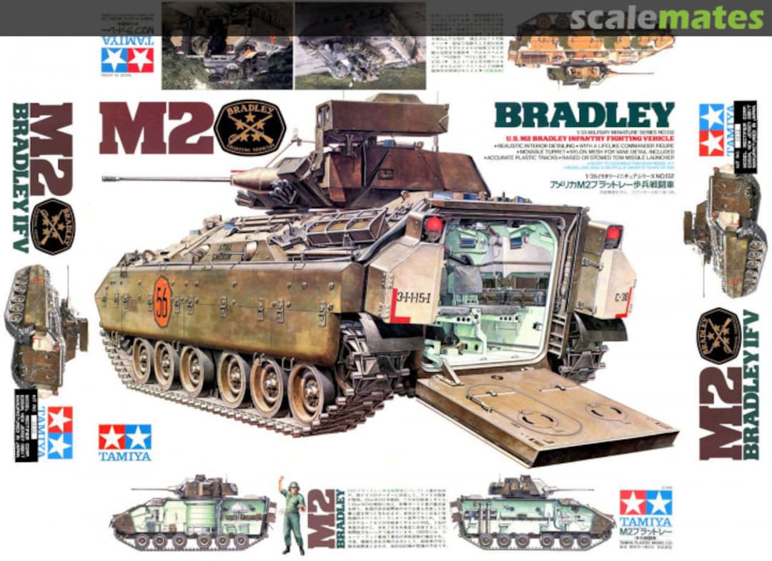 Boxart M2 Bradley 35132 Tamiya