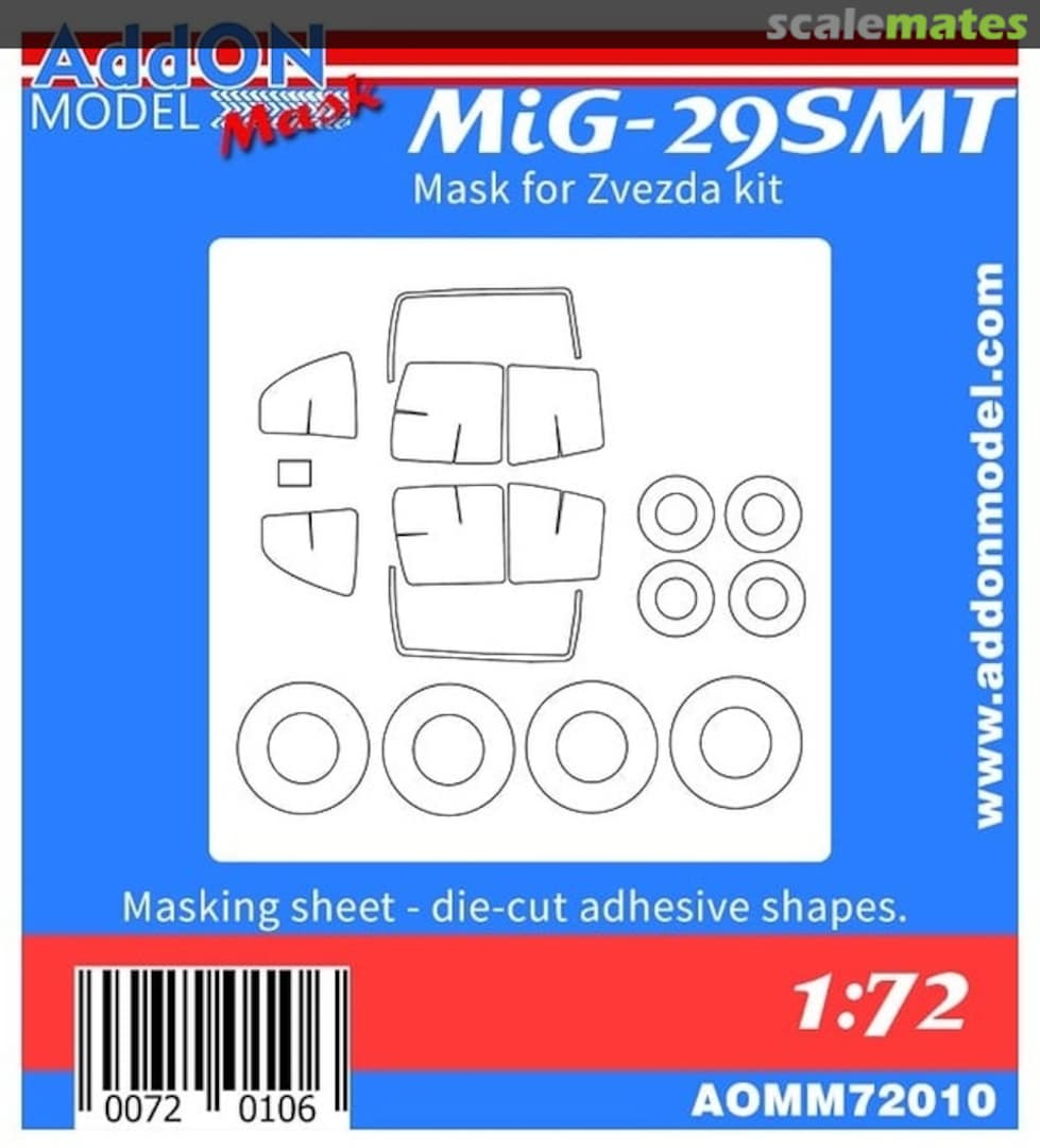 Boxart MiG-29SMT mask 1:72 AOMM72010 AddON model
