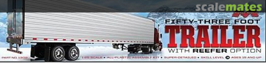 Boxart Fifty-Three (53) Foot Trailer 1302 Moebius Models Boxart Fifty-Three (53) Foot Trailer 1302 Moebius Models