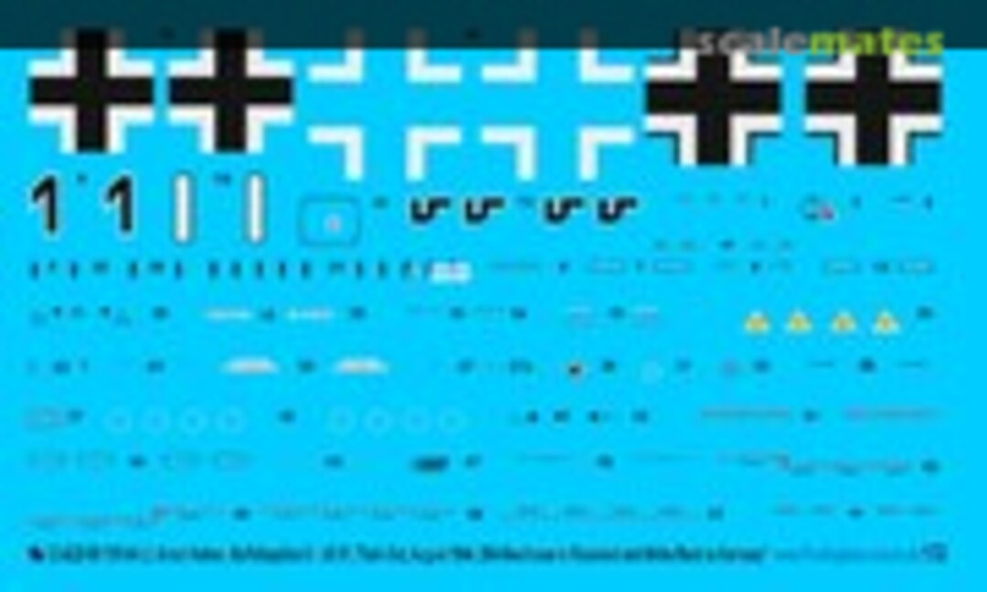 1:32 BF 109 G-6 Lt. Anton Hafner, Staffelkapitän 8./JG 51 (Peddinghaus-Decals 32 4226) 32 4226