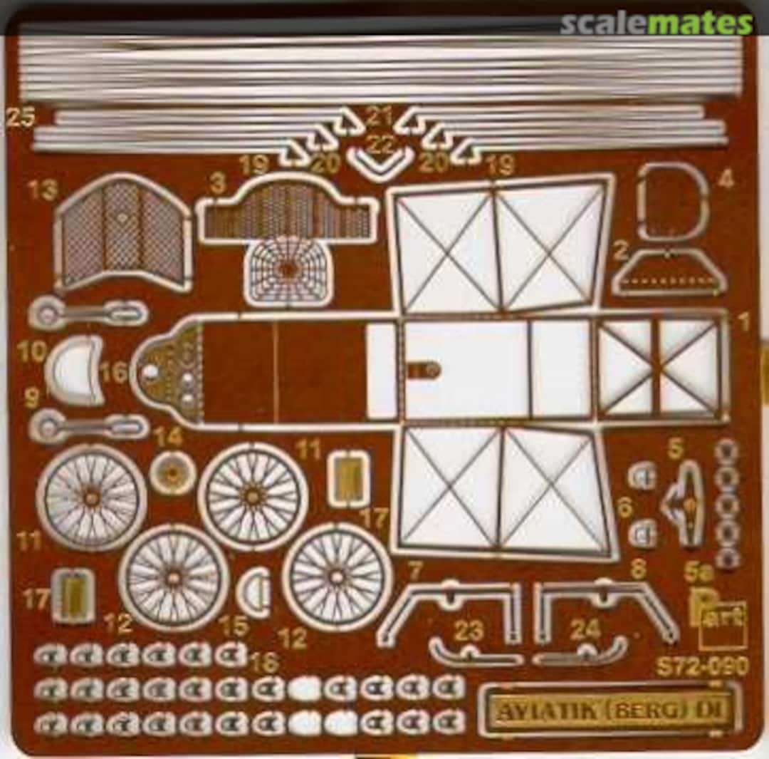 Boxart Aviatik (Berg) D.I - PE Detail Set Up S72-090 Part Boxart Aviatik (Berg) D.I - PE Detail Set Up S72-090 Part