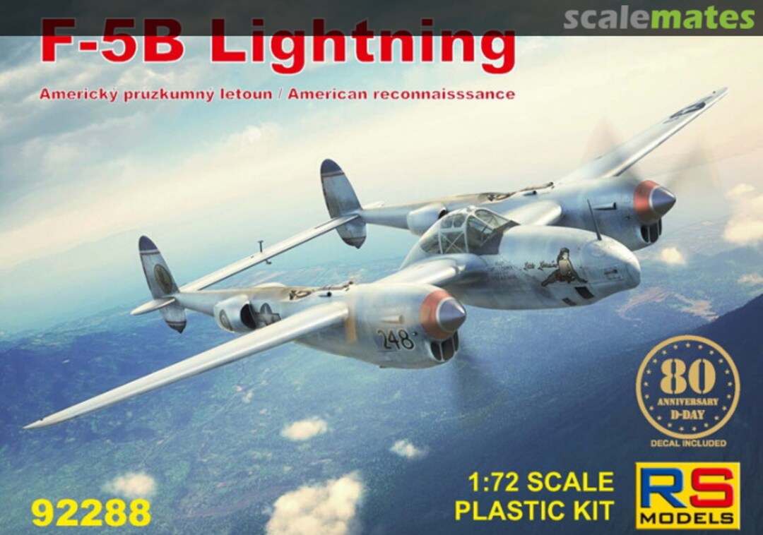 Boxart F-5B Lightning 92288 RS Models