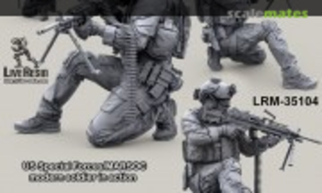 1:35 US Special Forces/MARSOC modern soldier in action (Live Resin LRM-35104) LRM-35104
