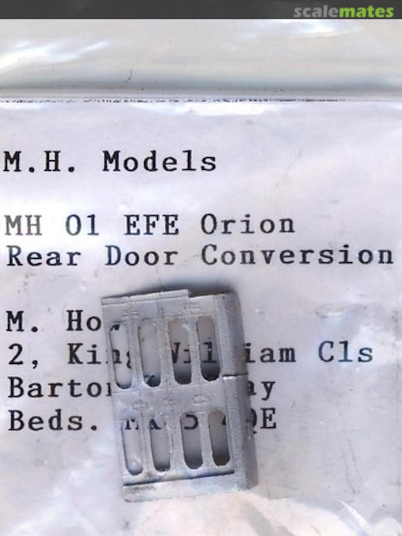 Boxart EFE Orion Rear Door Conversion MH 01 M.H. Models Boxart EFE Orion Rear Door Conversion MH 01 M.H. Models