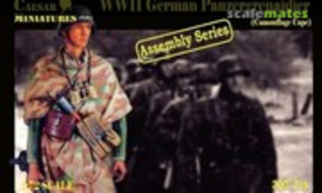 1:72 WWII German Panzergrenaidier (Camouflage Cape) (Caesar Miniatures CM7717) CM7717