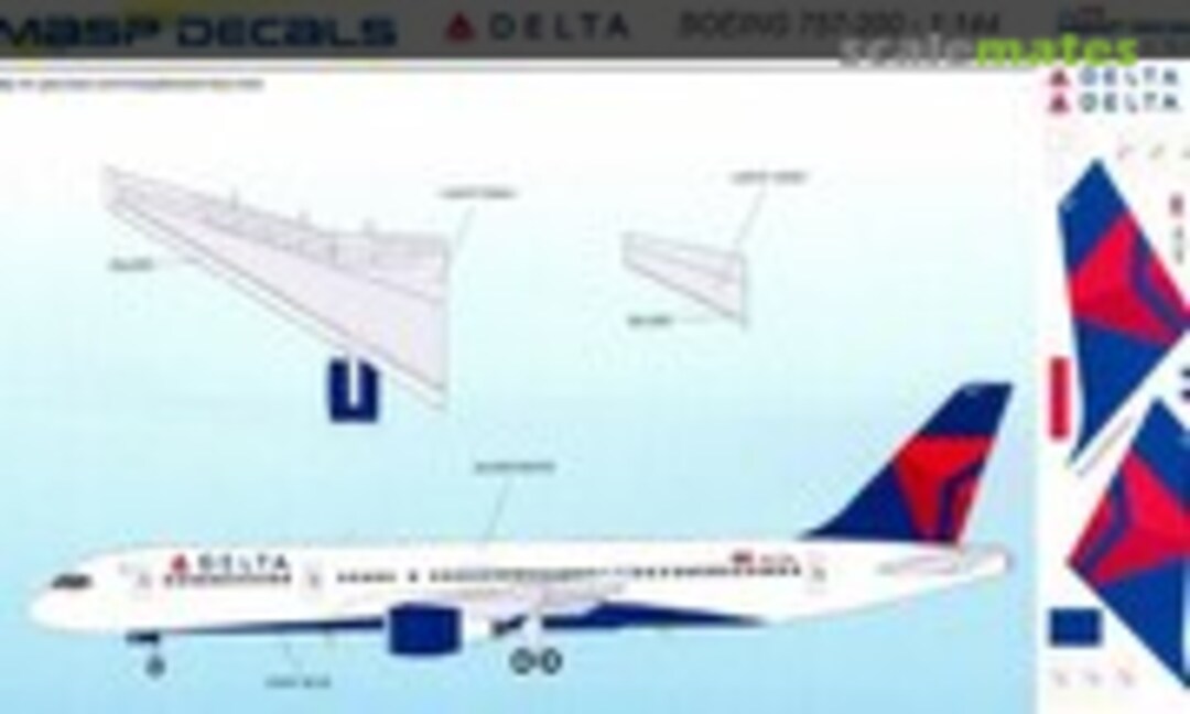 1:144 Delta Boeing 757-200 (MASP Decals 4-119) 4-119