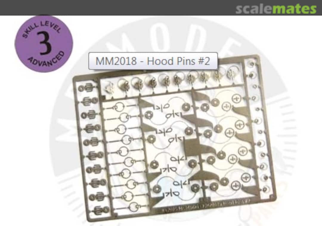 Boxart Hood pins #2 MM2018 Mr. Model Boxart Hood pins #2 MM2018 Mr. Model
