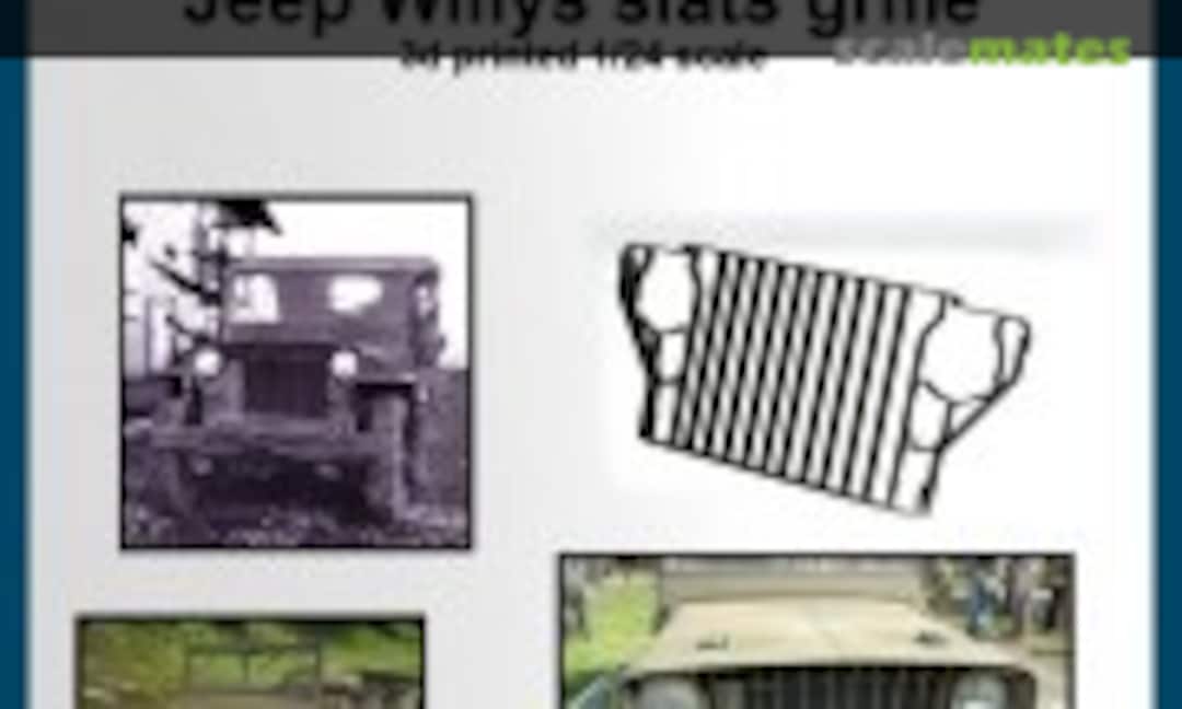 1:24 Jeep Willis slats grille (FC Model Trend 24401) 24401
