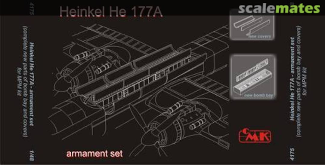 Boxart He 177A - armament set 4175 CMK Boxart He 177A - armament set 4175 CMK