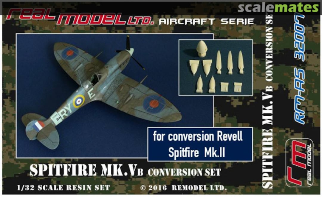 Boxart Spitfire Mk.Vb conversion set RM-AS 32007 Real Model Boxart Spitfire Mk.Vb conversion set RM-AS 32007 Real Model