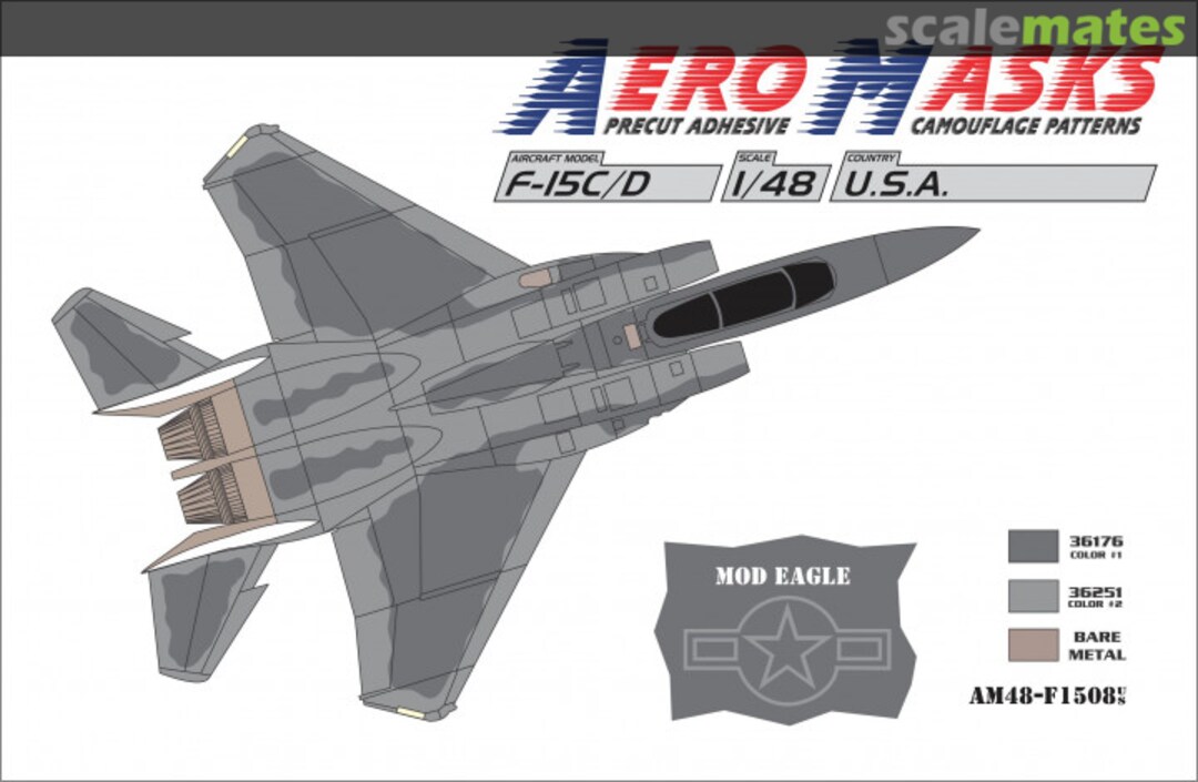Boxart F-15C/D USA Mod Eagle AM48-F1508 AeroMasks Boxart F-15C/D USA Mod Eagle AM48-F1508 AeroMasks