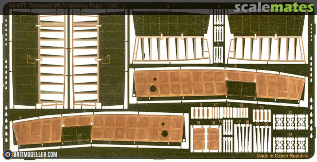 Boxart Tempest Mk.V landing flaps 48977 Eduard Boxart Tempest Mk.V landing flaps 48977 Eduard