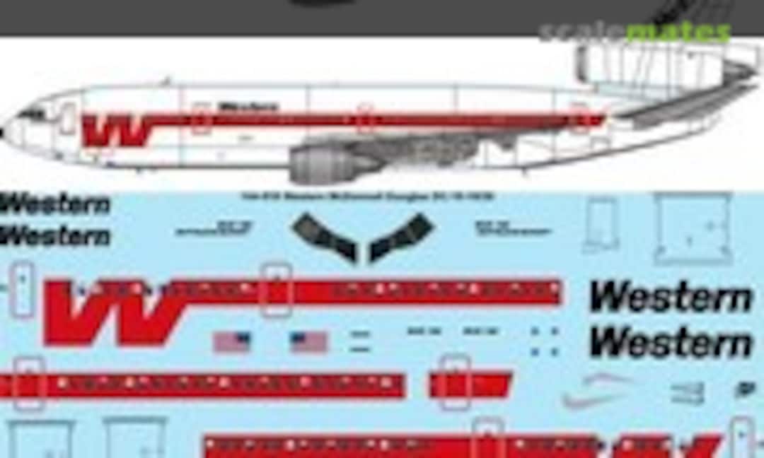 1:144 Western McDonnell Douglas DC-10-10/30 (26 Decals 144-918)