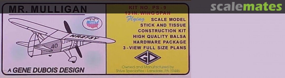 Boxart Mr. Mulligan PS-9 Shive Specialties Boxart Mr. Mulligan PS-9 Shive Specialties