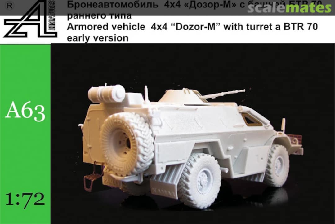 Boxart 4X4 Dozor-M A63 Alex Miniatures Boxart 4X4 Dozor-M A63 Alex Miniatures