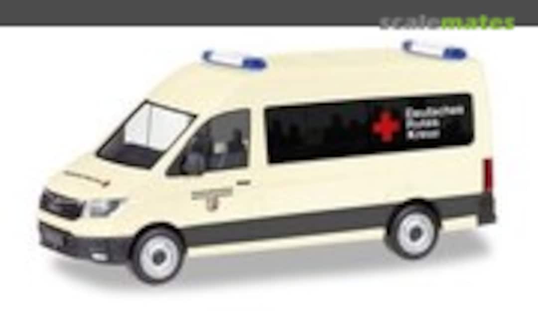 1:87 MAN TGE bus high Roof 'German Red Cross / Disaster relief operated North Rhine-Westphalia' (Herpa 094467)