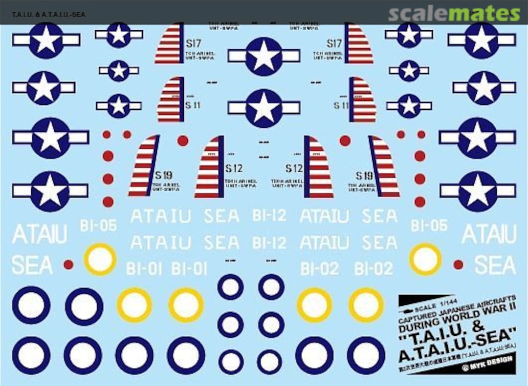 Boxart World War II Capture Japanese Military Aircraft T.A.I.U. & A.T.A.I.U.-SEA A-574 MYK Design Boxart World War II Capture Japanese Military Aircraft T.A.I.U. & A.T.A.I.U.-SEA A-574 MYK Design