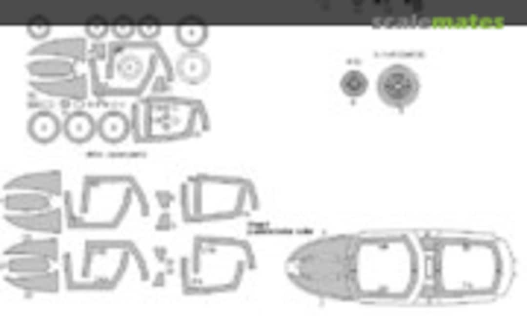 1:48 F-4G Phantom II Wild Weasel V ADVANCED kabuki masks (New Ware NWAM1032) NWAM1032