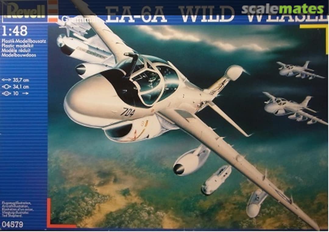Boxart Grumman EA-6A WILD WEASEL 04579 Revell Boxart Grumman EA-6A WILD WEASEL 04579 Revell