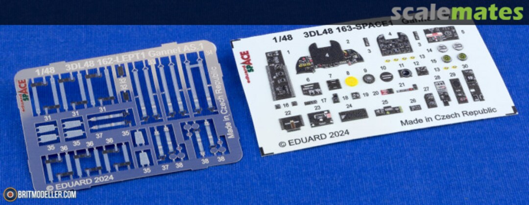 Boxart Gannet AS.4 Space 3D 3DL48163 Eduard Boxart Gannet AS.4 Space 3D 3DL48163 Eduard