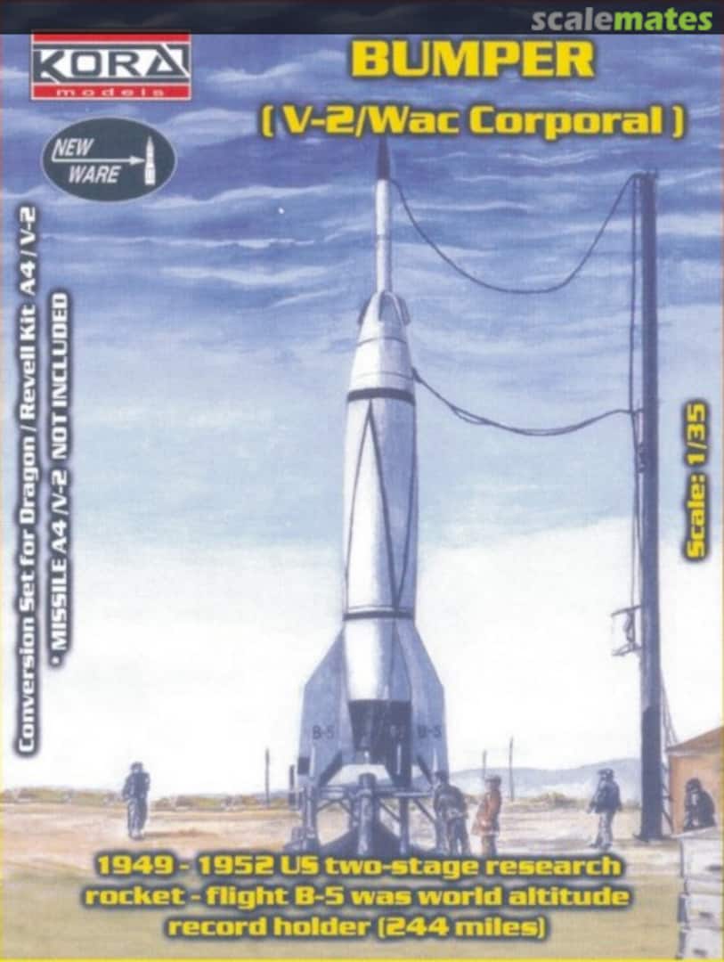 Boxart Bumper (V-2/Wac Corporal) NK002 Kora Models Boxart Bumper (V-2/Wac Corporal) NK002 Kora Models