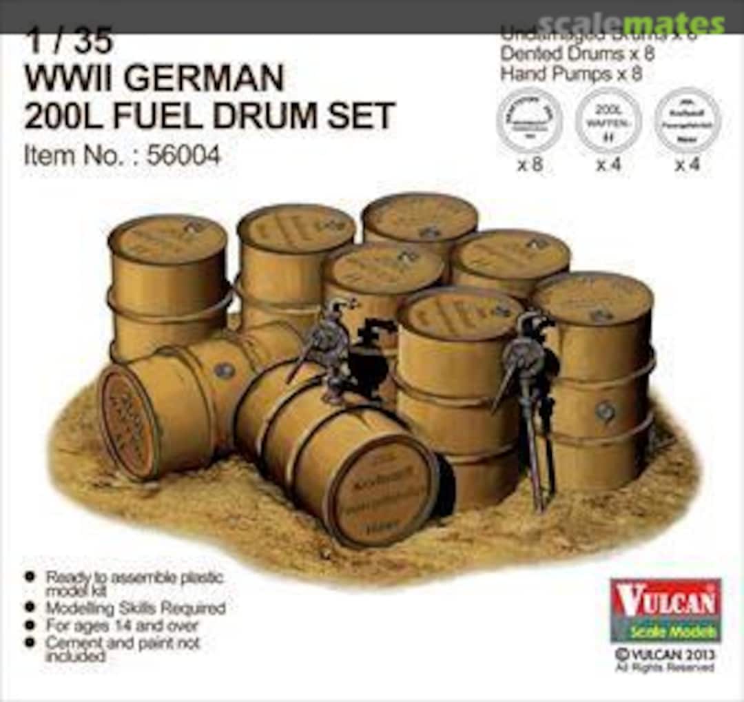 Boxart 200L Fuel Drum Set 56004 Vulcan Scale Models Boxart 200L Fuel Drum Set 56004 Vulcan Scale Models