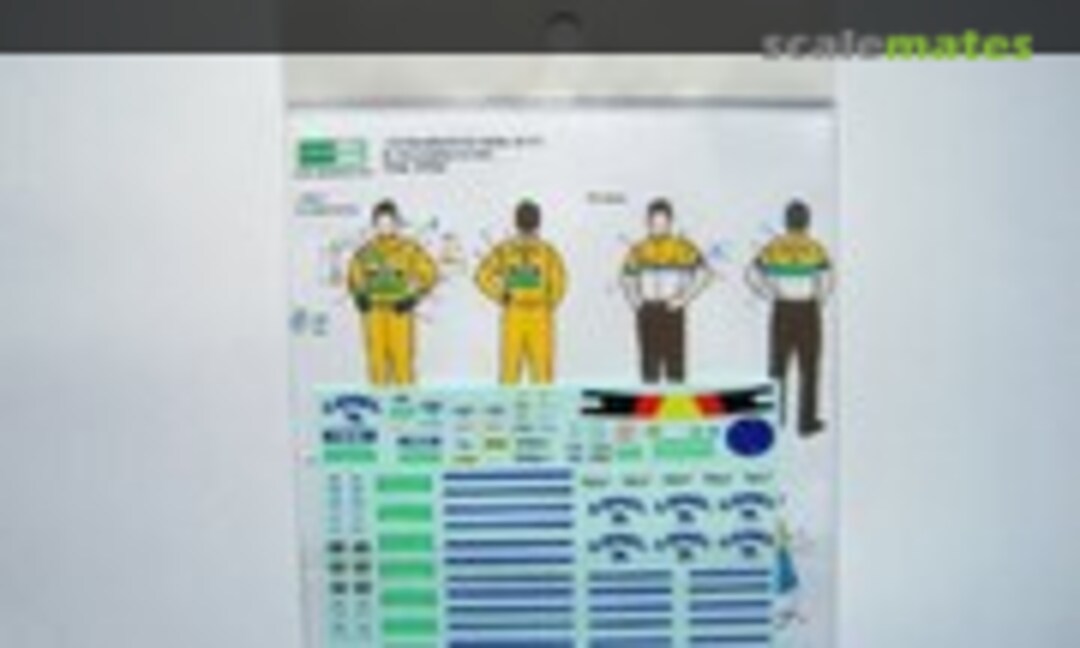 1:20 Benetton B192 Camel M. Schumacher & Crew Figure (Decalpool DP034) DP034