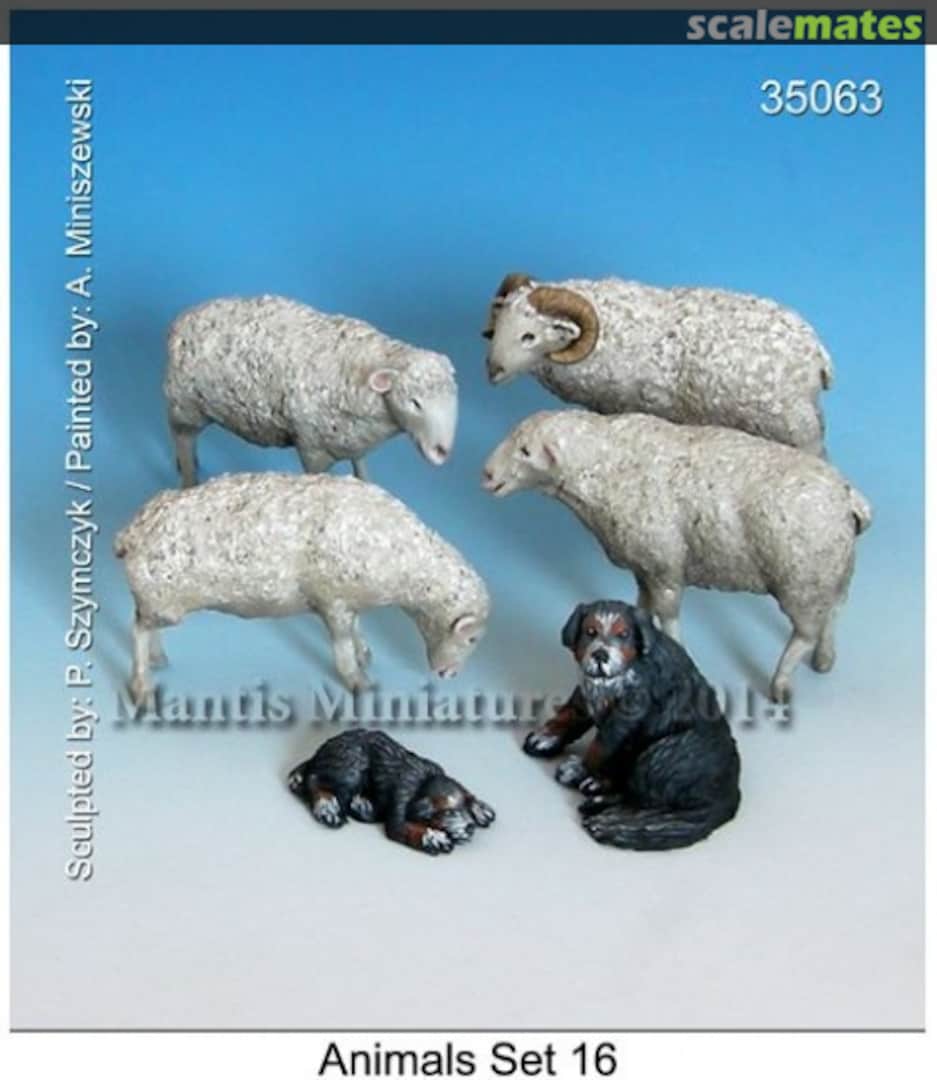 Boxart Animals Set - 16 35063 Mantis Miniatures Boxart Animals Set - 16 35063 Mantis Miniatures