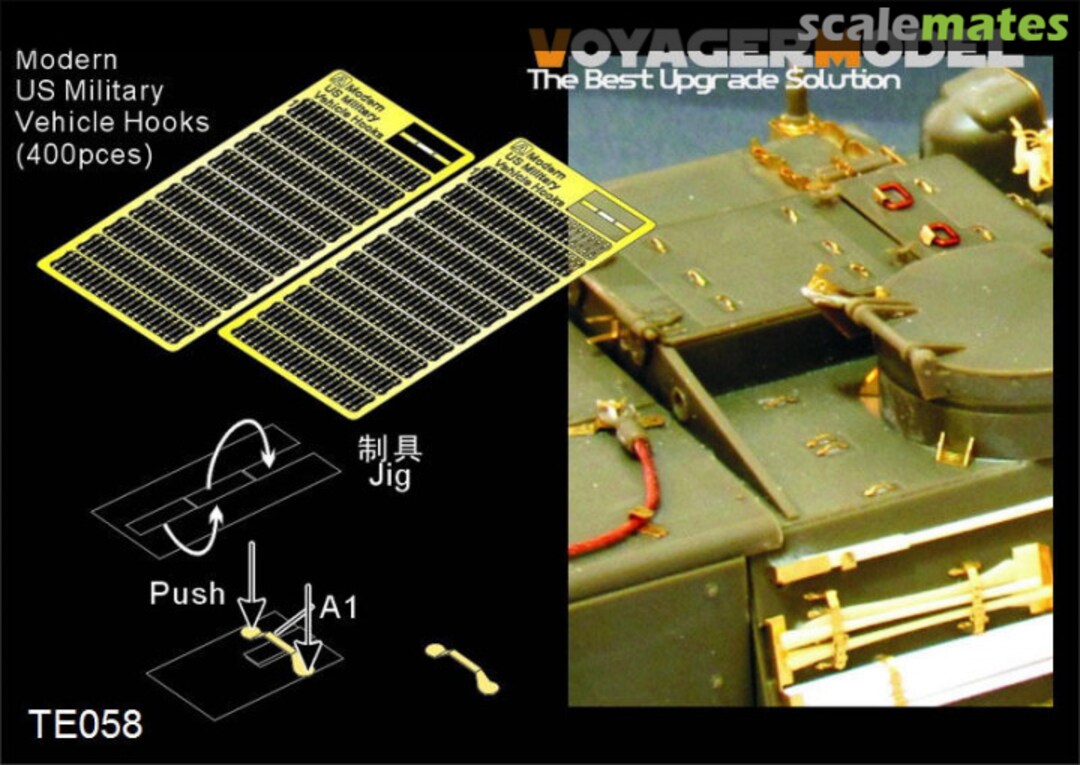 Boxart Modern US Military Vehicle Hooks (For All) TE058 Voyager Model Boxart Modern US Military Vehicle Hooks (For All) TE058 Voyager Model