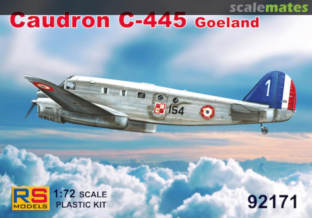 Boxart Caudron C-445 Goeland 92171 RS Models Boxart Caudron C-445 Goeland 92171 RS Models
