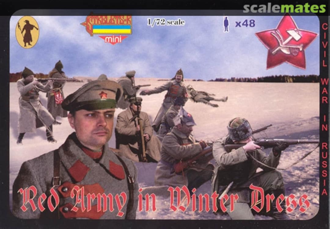 Boxart Red Army in Winter Dress M044 Strelets-R Boxart Red Army in Winter Dress M044 Strelets-R