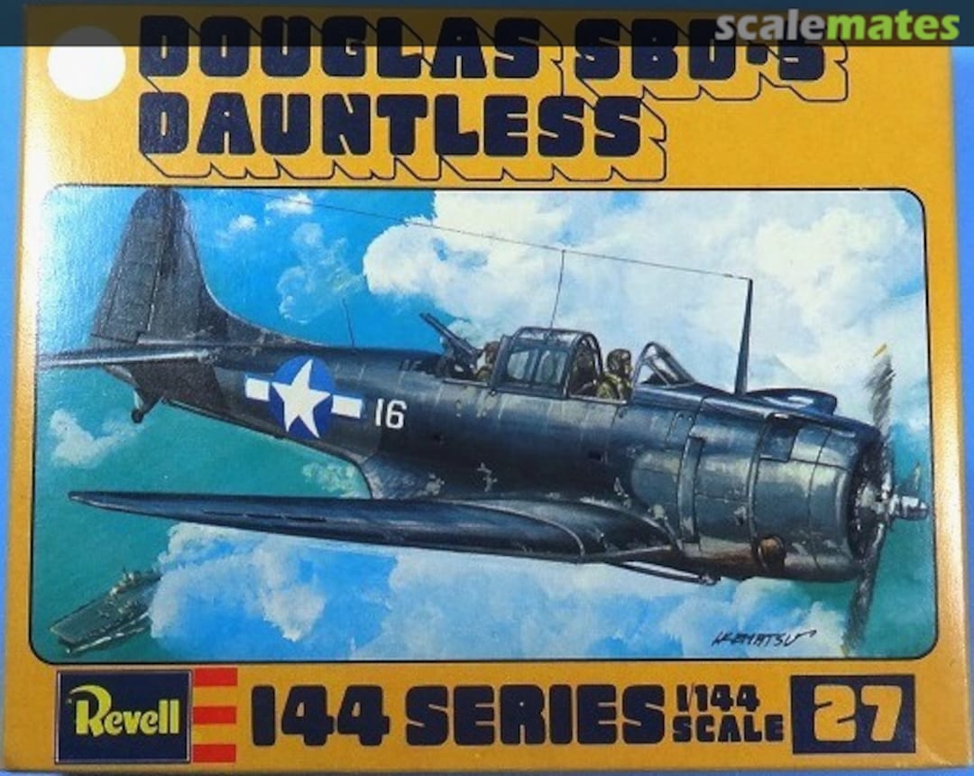 Boxart Douglas SBD-5 Dauntless H-1027 Revell Boxart Douglas SBD-5 Dauntless H-1027 Revell
