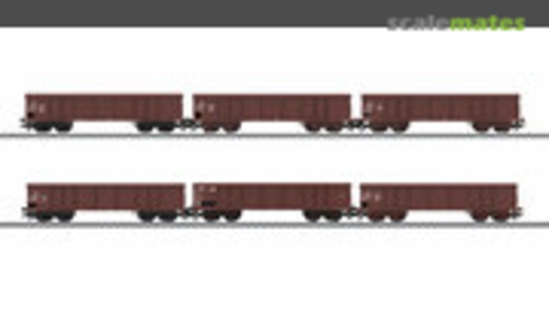 5pc German freight car set, DR (Märklin 46911)