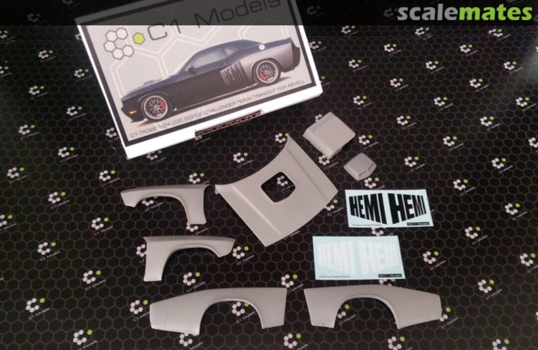 Boxart CDC Dodge Challenger C1-TK022 C1 Models Boxart CDC Dodge Challenger C1-TK022 C1 Models