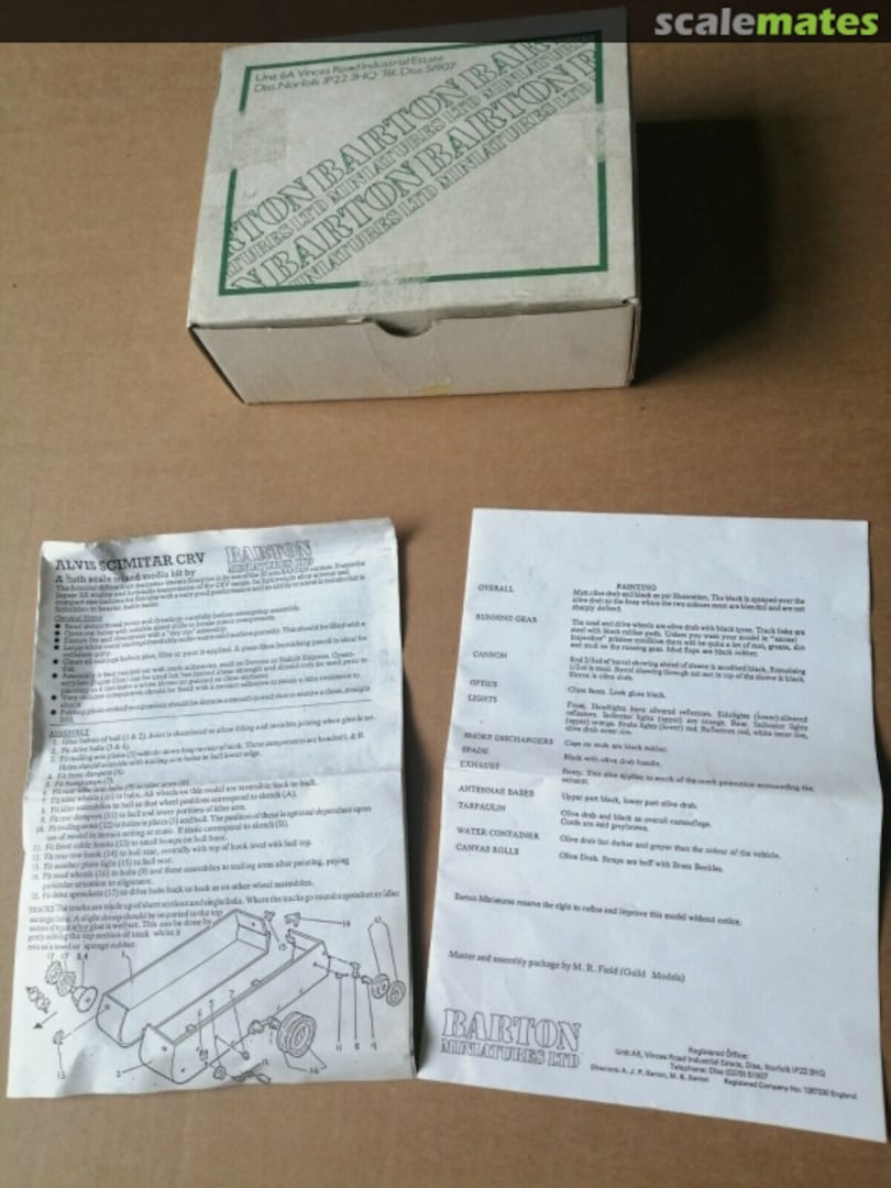 Boxart Scimitar BM/AFV007 Barton Miniatures Boxart Scimitar BM/AFV007 Barton Miniatures