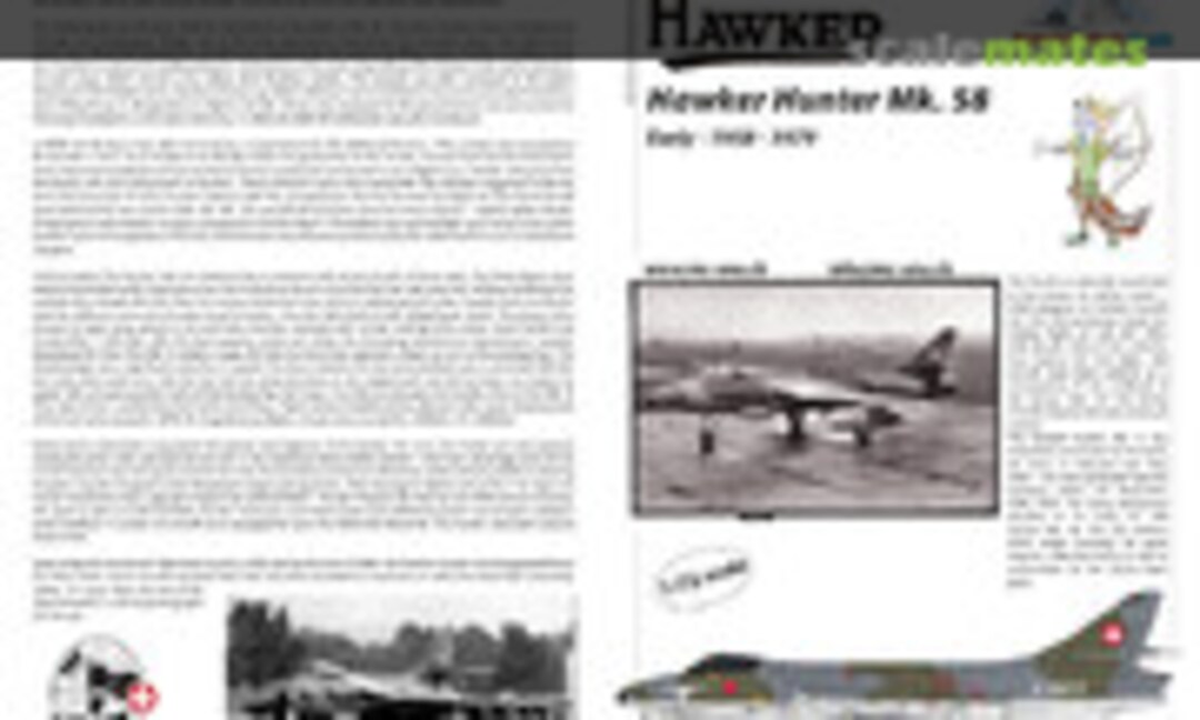 1:72 Hawker Hunter Mk.58 - early (Matterhorn Circle MC72019) MC72019