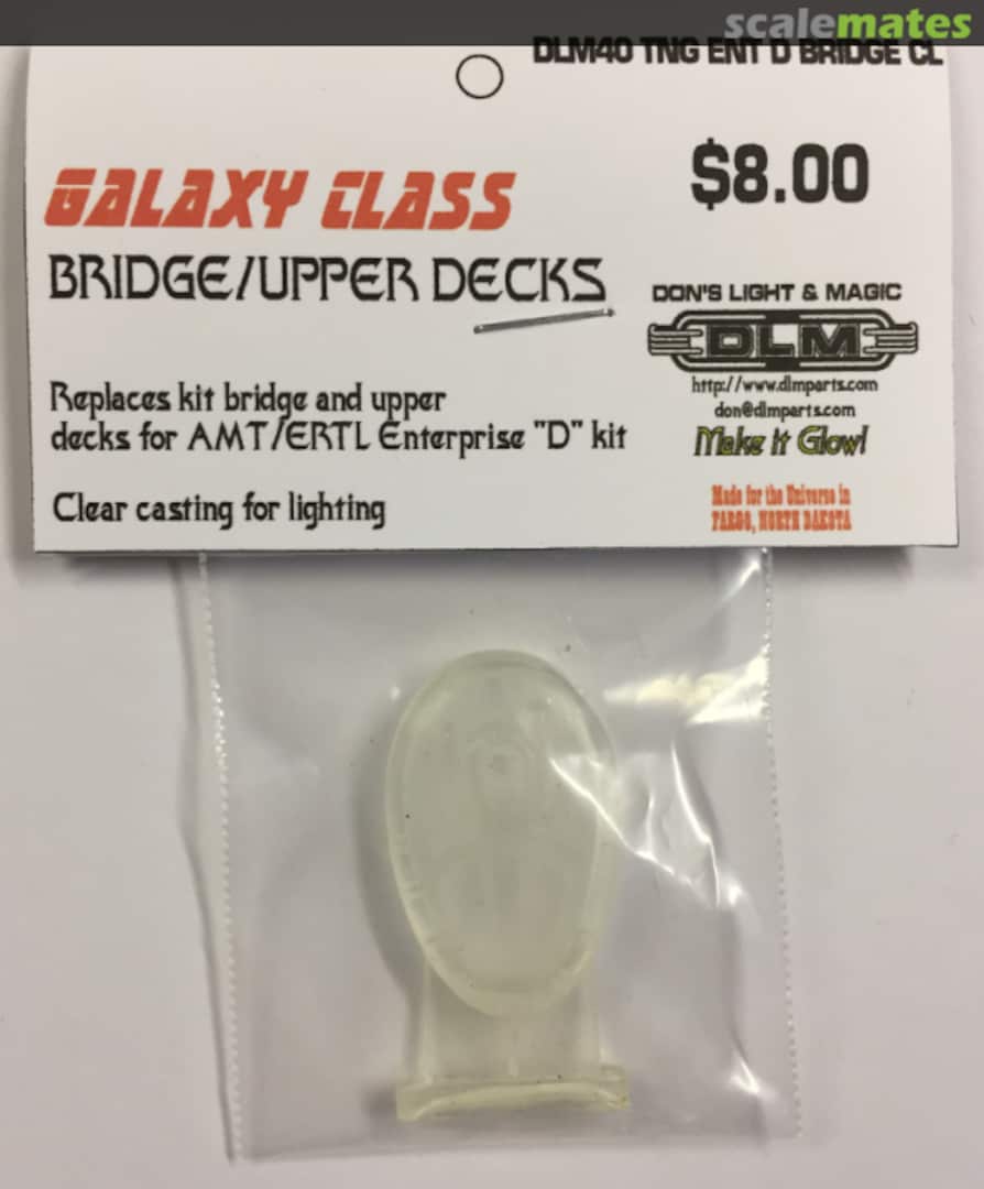 Boxart Galaxy Class Bridge/Upper Decks DLM-40 Don's Light and Magic Boxart Galaxy Class Bridge/Upper Decks DLM-40 Don's Light and Magic