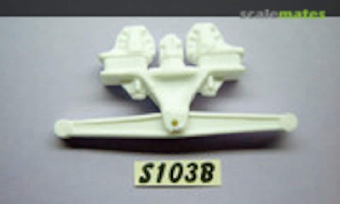 1:25 Hendrickson Rubber Block Suspension; 60" Spread (Plaskit S103B) S103B