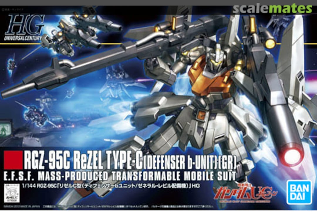 Boxart RGZ-95C ReZel Type-C (Defenser b-Unit) (GR) 5060666 Bandai Spirits Boxart RGZ-95C ReZel Type-C (Defenser b-Unit) (GR) 5060666 Bandai Spirits
