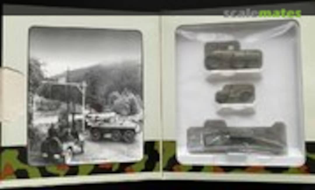 1:87 Besatzungspolizei M8 und Jeep (Roco Minitanks 851)