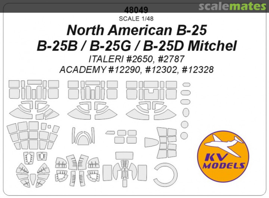 Boxart B-25 Mitchel 48049 KV Models Boxart B-25 Mitchel 48049 KV Models
