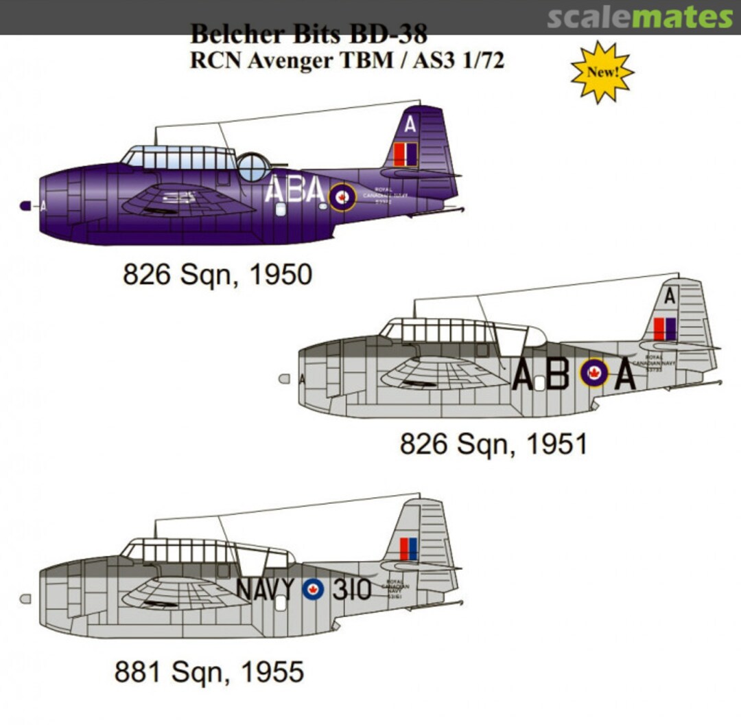 Contents RCN Avenger TBM / AS3 BD-38 Belcher Bits