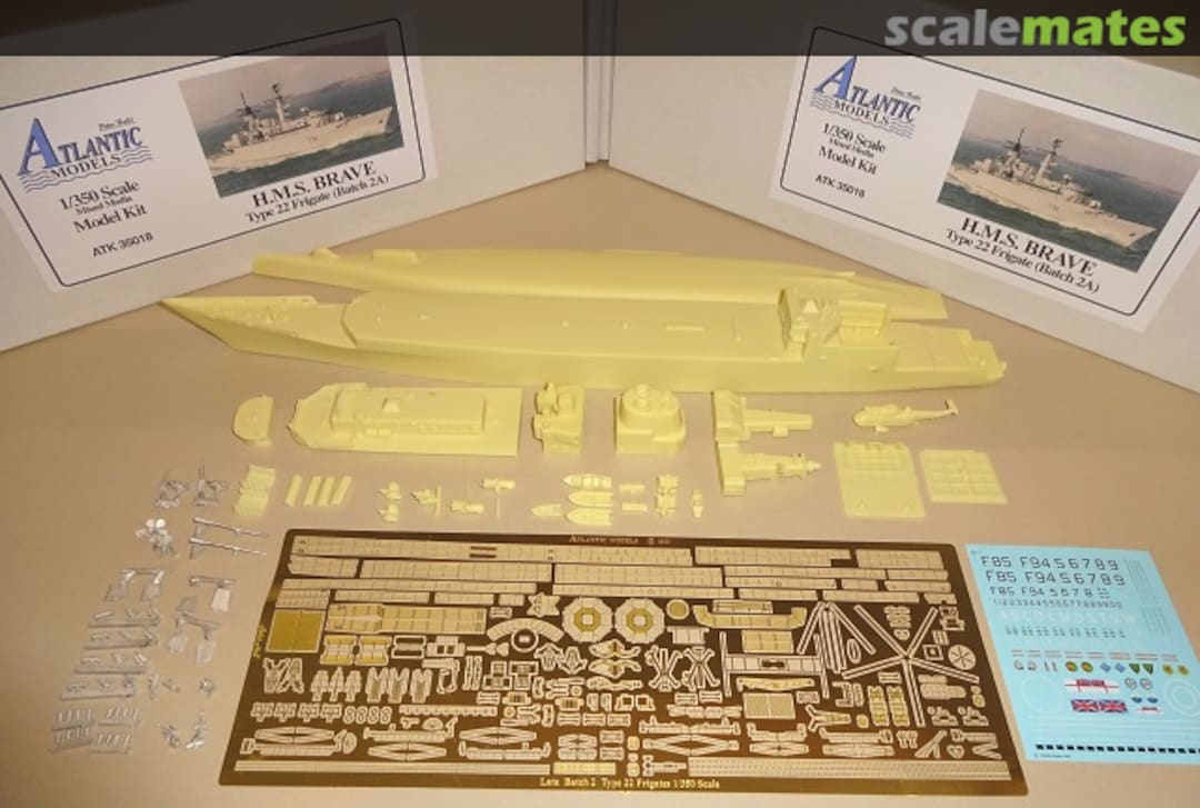 Boxart HMS Brave ATK 35018 Atlantic Models Boxart HMS Brave ATK 35018 Atlantic Models