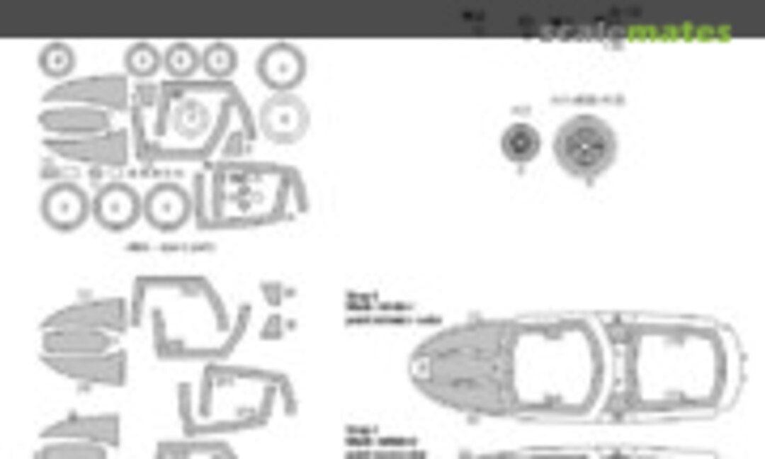 1:48 F-4G Phantom II Wild Weasel V EXPERT kabuki masks (New Ware NWAM1033) NWAM1033